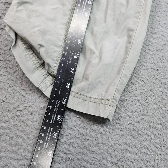 Calvin Klein Pants Womens M Green Capri Cargo Drawstring Elastic Waist Pockets - Picture 3 of 13